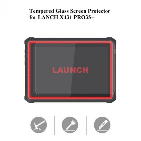 Tempered Glass Screen Protector for LAUNCH X431 PRO3S+ Scanner - Click Image to Close